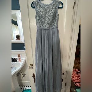 Azazie Blue Bridesmaid Dress